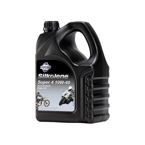 Моторно Масло, 10W-40, FUCHS Silkolene Super 4, 4T, 4 литра